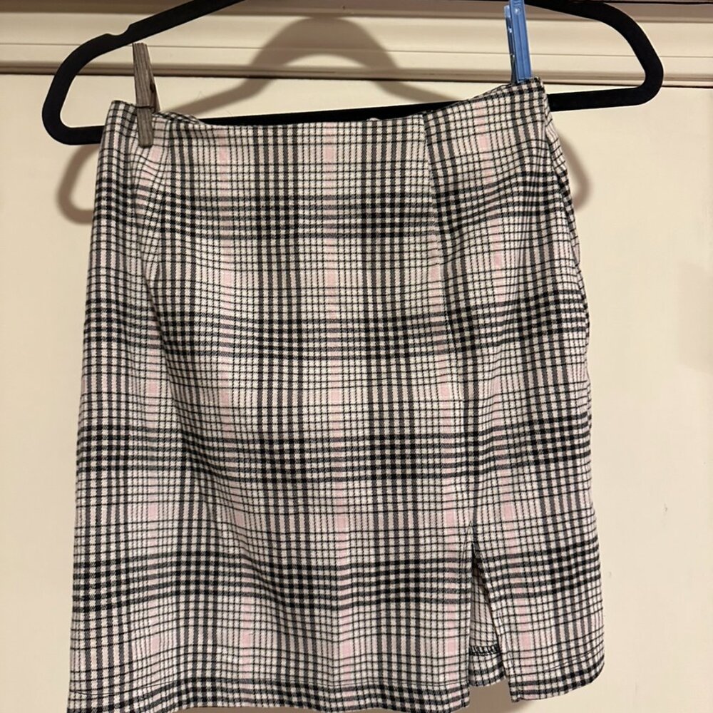 Plaid Mini Skirt